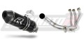 kompletní výfukový systém s tlumičem DOMINATOR Full System HP3 černý pasuje na motocykl Yamaha XSR 900 2016   2021