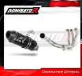 kompletní výfukový systém s tlumičem DOMINATOR Full System HP3 černý pasuje na motocykl Yamaha XSR 900 2016   2021 2