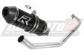 kompletní výfukový systém s tlumičem DOMINATOR Full System HP3 černý pasuje na motocykl Yamaha MT 125 2014   2019
