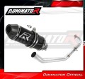 complete exhaust system with muffler DOMINATOR Full System HP3 BLACK fits to Yamaha YZF R125 2008  2013