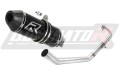 kompletní výfukový systém s tlumičem DOMINATOR Full System HP3 černý pasuje na motocykl Yamaha YZF R125 2008   2013 2