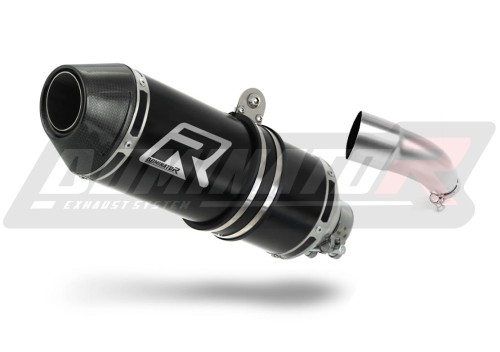 výfuk tlumič výfuku DOMINATOR HP3 černý pasuje na motocykl Yamaha YZF R3 2015   2018 2