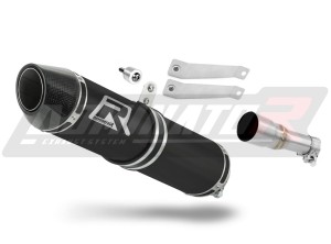 Hyosung GD 250 Exiv výfuk tlumič HP2 BLACK + dB killer