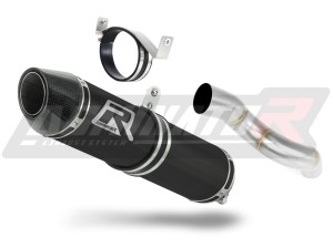 Kawasaki ZX6R 636 2005 - 2006 výfuk tlumič HP2 BLACK + dB killer