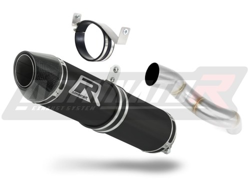 výfuk tlumič výfuku DOMINATOR HP2 černý pasuje na motocykl Kawasaki ZX6R 636 2005   2006
