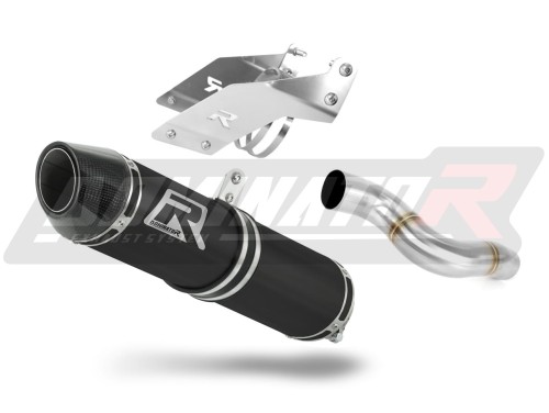 wydech tłumik DOMINATOR HP2 CZARNY pasujący do motocykla Kawasaki ZX6R 636 2007 - 2008