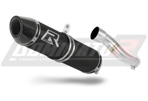 Triumph DAYTONA 675 - 2012 výfuk tlumič HP2 BLACK + dB killer