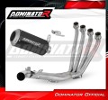 Honda CBR 650 R / E-Clutch 2024 - 2025 Collector Manifold Full Exhaust System Muffler Auspuff Sportauspuff Silencer Echappement Silencieux Scarico Scarichi Escape Wydech Tłumik GP BLACK Dominator Exhaust System 2