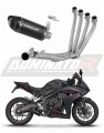 kompletní výfukový systém s tlumičem DOMINATOR Full System HP8 černý pasuje na motocykl Honda CBR 650 R / E Clutch 2024   2025 6