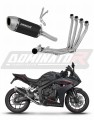 kompletní výfukový systém s tlumičem DOMINATOR Full System S6 černý pasuje na motocykl Honda CBR 650 R / E Clutch 2024   2025 6