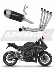 Honda CBR 650 R / E-Clutch 2024 - 2025 Kompletní systém Svod výfuk tlumič S6 BLACK + dB killer
