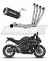 kompletní výfukový systém s tlumičem DOMINATOR Full System GP černý pasuje na motocykl Honda CB 650 R / E Clutch 2024   2025 6