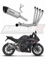 kompletní výfukový systém s tlumičem DOMINATOR Full System titanový HP6 pasuje na motocykl Honda CB 650 R / E Clutch 2024   2025 6