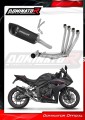 kompletní výfukový systém s tlumičem DOMINATOR Full System HP6 černý pasuje na motocykl Honda CB 650 R / E Clutch 2024   2025 5