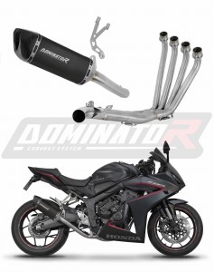 Honda CB 650 R  / E-Clutch 2024 - 2025 Kompletní systém Svod výfuk tlumič HP6 BLACK + dB killer