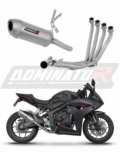 kompletní výfukový systém s tlumičem DOMINATOR Full System S6 pasuje na motocykl Honda CB 650 R / E Clutch 2024   2025 6