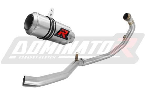 complete exhaust system with muffler DOMINATOR Full System GP fits the motorcycle Husqvarna Svartpilen 401 2020   2023