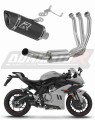 kompletní výfukový systém s tlumičem DOMINATOR Full System HP8 černý pasuje na motocykl CF MOTO 675 SR R 2024   2026