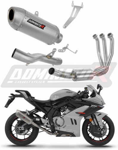 kompletní výfukový systém s tlumičem DOMINATOR Full System S6 pasuje na motocykl CF MOTO 675 SR R 2024   2026