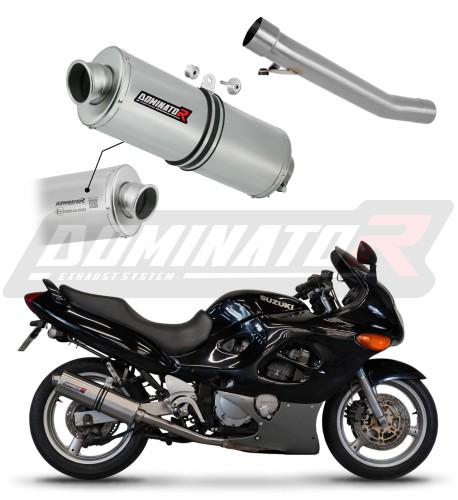 výfuk tlumič výfuku DOMINATOR homologovaný OV pasuje na motocykl Suzuki GSXF 750 1998   2006 6