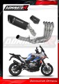 complete exhaust system with muffler DOMINATOR Full System HP6 BLACK fits the motorcycle BMW M1000XR 2020   2026 2