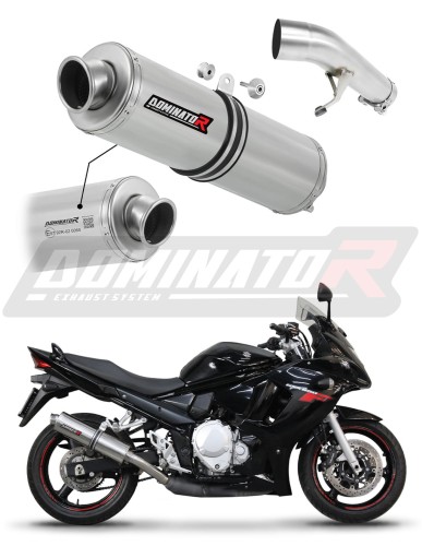 výfuk tlumič výfuku DOMINATOR homologovaný kulatý pasuje na motocykl Suzuki GSXF 650 2007   2016