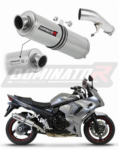 výfuk tlumič výfuku DOMINATOR homologovaný kulatý pasuje na motocykl Suzuki GSX 1250 FA 2010   2016