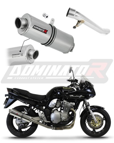 výfuk tlumič výfuku DOMINATOR homologovaný oválný pasuje na motocykl GSF 600 BANDIT 1995   1999 6