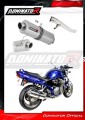 exhaust muffler DOMINATOR homologated road legal oval fits the motorcycle GSF 1200 BANDIT 2001   2005 2
