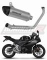 kompletní výfukový systém s tlumičem DOMINATOR Full System titanový HP8 pasuje na motocykl Yamaha YZF R125 2019   2020