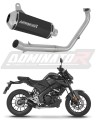 kompletní výfukový systém s tlumičem DOMINATOR Full System OV G2 černý pasuje na motocykl Yamaha MT 125 2021   2024