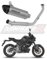 kompletní výfukový systém s tlumičem DOMINATOR Full System titanový HP8 pasuje na motocykl Yamaha MT 125 2021   2024