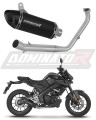kompletní výfukový systém s tlumičem DOMINATOR Full System HP8 černý pasuje na motocykl Yamaha MT 125 2021   2024