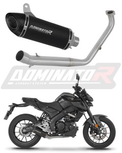 Yamaha MT 125 2021 - 2024 Kompletní systém Svod výfuk tlumič HP8 BLACK + dB killer