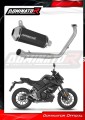 kompletní výfukový systém s tlumičem DOMINATOR Full System OV G2 černý pasuje na motocykl Yamaha MT 125 2021   2024 2