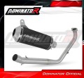 complete exhaust system with muffler DOMINATOR Full System OV G2 BLACK fits to Yamaha MT 125 2021  2024 3