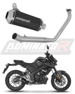 Yamaha MT 125 2020 Kompletní systém Svod výfuk tlumič OV G2 BLACK + dB killer