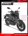 kompletní výfukový systém s tlumičem DOMINATOR Full System HP8 černý pasuje na motocykl Yamaha MT 125 2020  6
