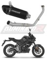 kompletní výfukový systém s tlumičem DOMINATOR Full System HP8 černý pasuje na motocykl Yamaha MT 125 2024   2026