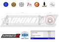 výfuk tlumič výfuku DOMINATOR homologovaný kulatý pasuje na motocykl GSX 1200 INAZUMA 1999   2000 2