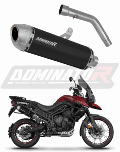 Triumph Tiger 800 XCA 2018 - 2020 výfuk tlumič S6 BLACK + dB killer