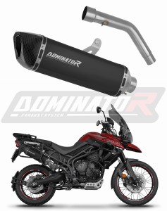 Triumph Tiger 800 XCA 2018 - 2020 výfuk tlumič HP6 BLACK + dB killer