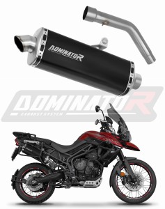 Triumph Tiger 800 XCA 2018 - 2020 výfuk tlumič P7 BLACK + dB killer