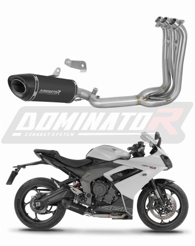 výfuk tlumič výfuku DOMINATOR HP8 černý pasuje na motocykl Triumph Daytona 660 2024   2026