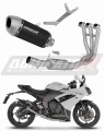 výfuk tlumič výfuku DOMINATOR S6 černý pasuje na motocykl Triumph Daytona 660 2024   2026