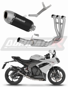 Triumph Daytona 660 2024 - 2026 výfuk tlumič S6 BLACK + dB killer