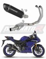 kompletní výfukový systém s tlumičem DOMINATOR Full System HP8 černý pasuje na motocykl Yamaha YZF R3 2025   2026