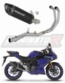 kompletní výfukový systém s tlumičem DOMINATOR Full System HP8 černý pasuje na motocykl Yamaha YZF R3 2025   2026