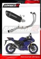 kompletní výfukový systém s tlumičem DOMINATOR Full System HP8 černý pasuje na motocykl Yamaha YZF R3 2025   2026 2
