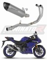 kompletní výfukový systém s tlumičem DOMINATOR Full System titanový HP8 pasuje na motocykl Yamaha YZF R3 2019   2024